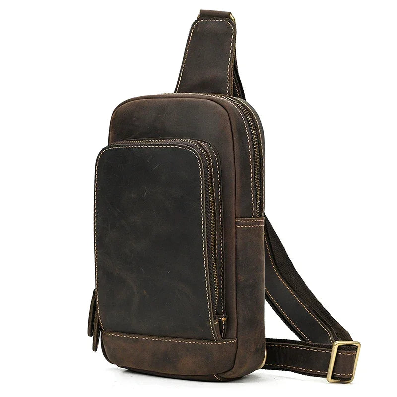Sacoche Bandoulière Cuir Homme