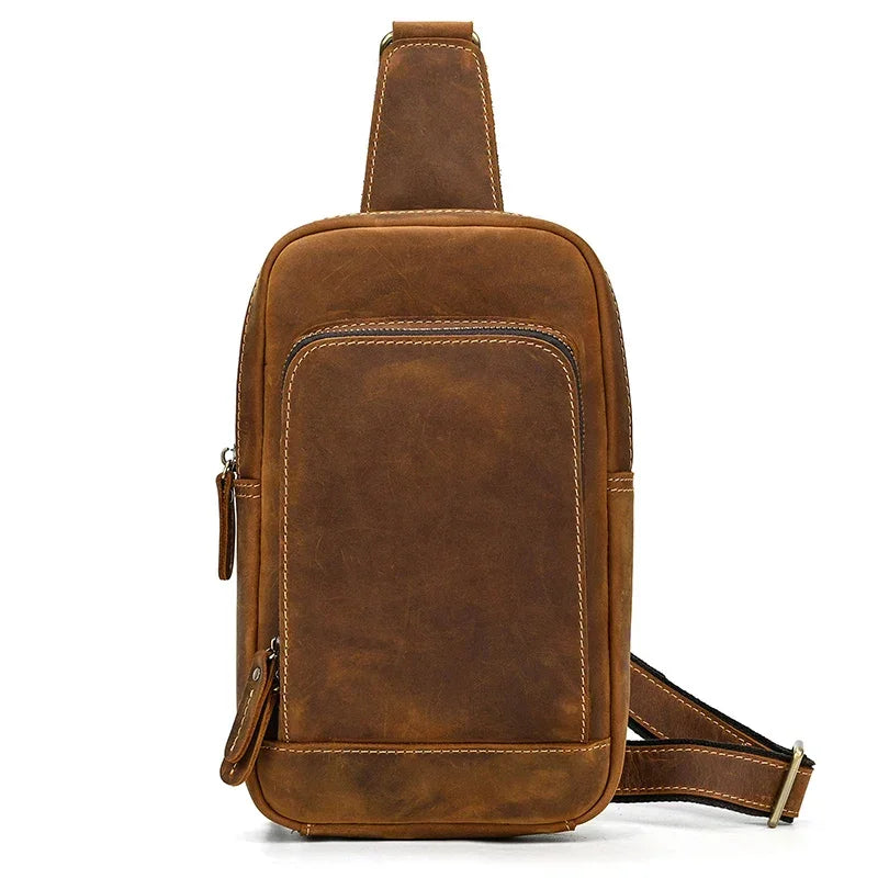 Sacoche Bandoulière Cuir Homme