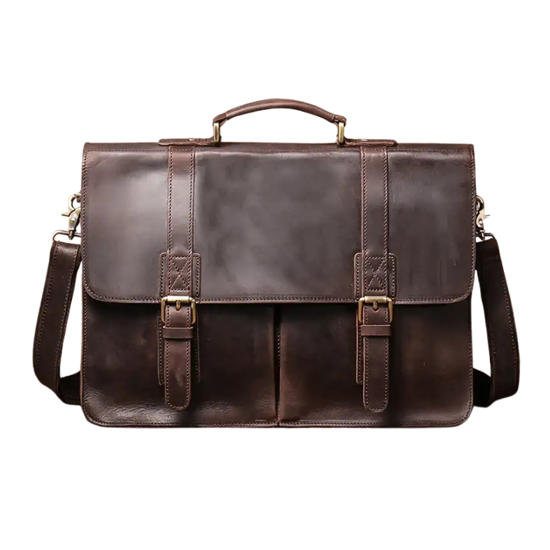 Sacoche Cartable Homme Cuir