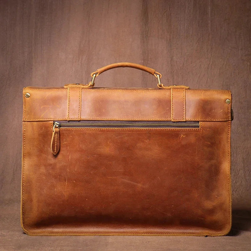 Sacoche Cartable Homme Cuir