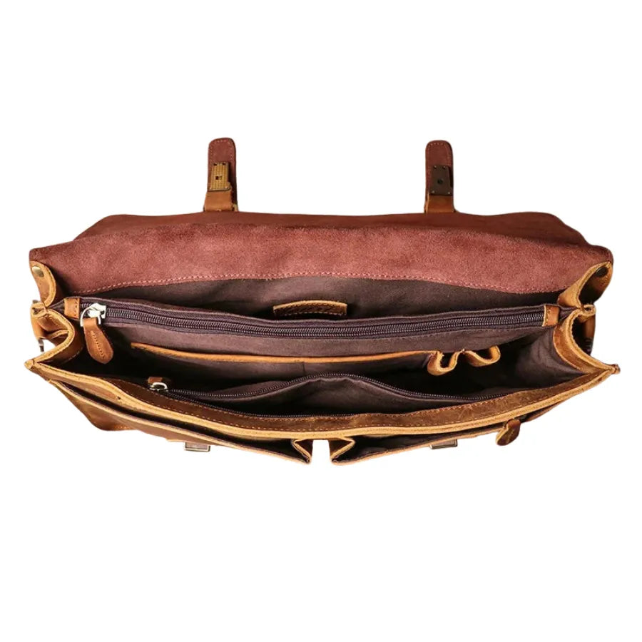 Sacoche Cartable Homme Cuir