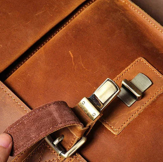 Sacoche Cartable Homme Cuir