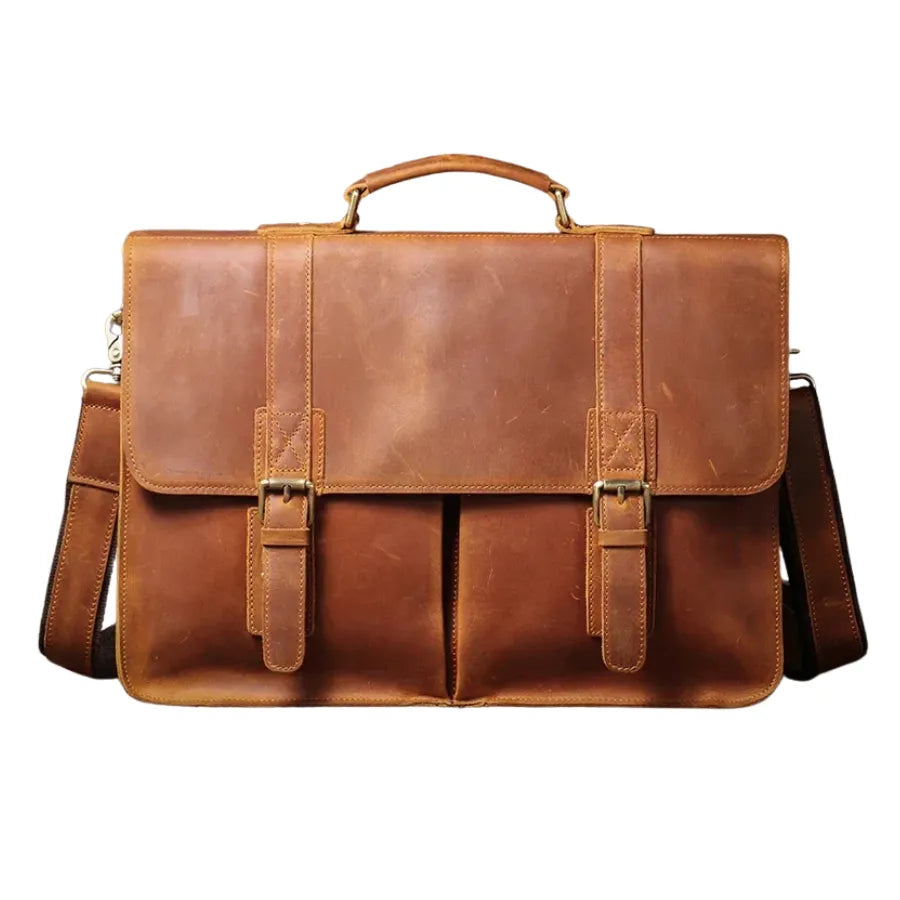 Sacoche Cartable Homme Cuir