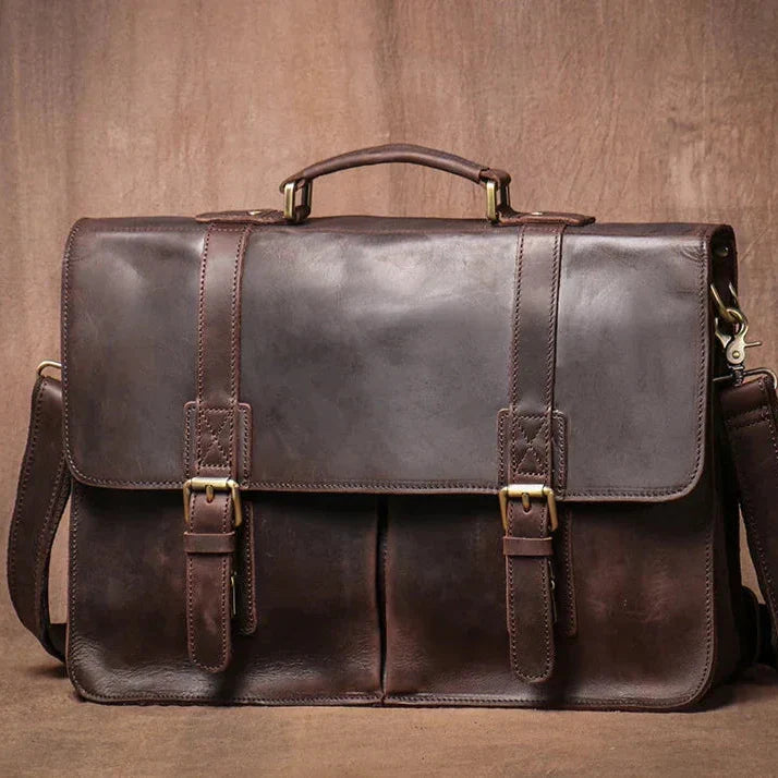Sacoche Cartable Homme Cuir