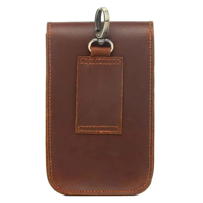 Sacoche Ceinture Cuir Homme