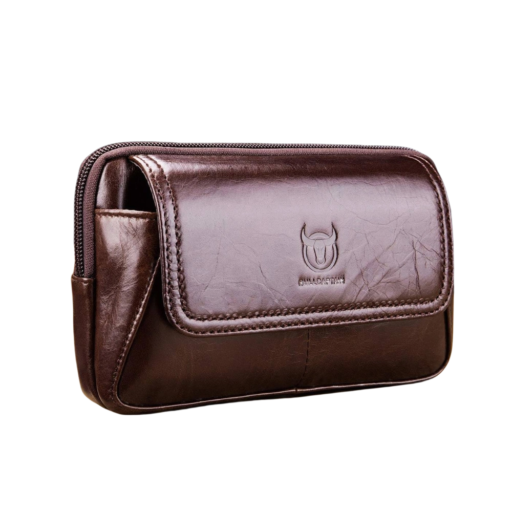 Sacoche Ceinture Homme Cuir