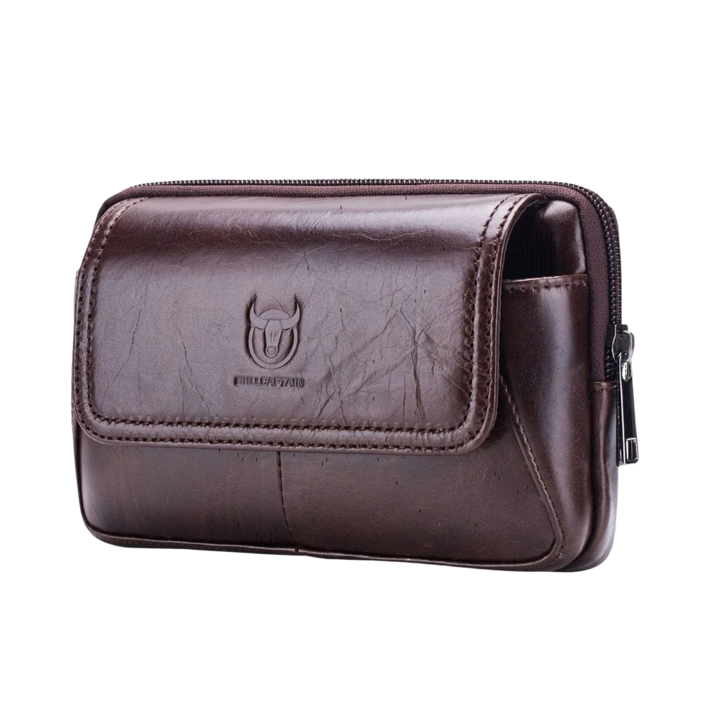 Sacoche Ceinture Homme Cuir