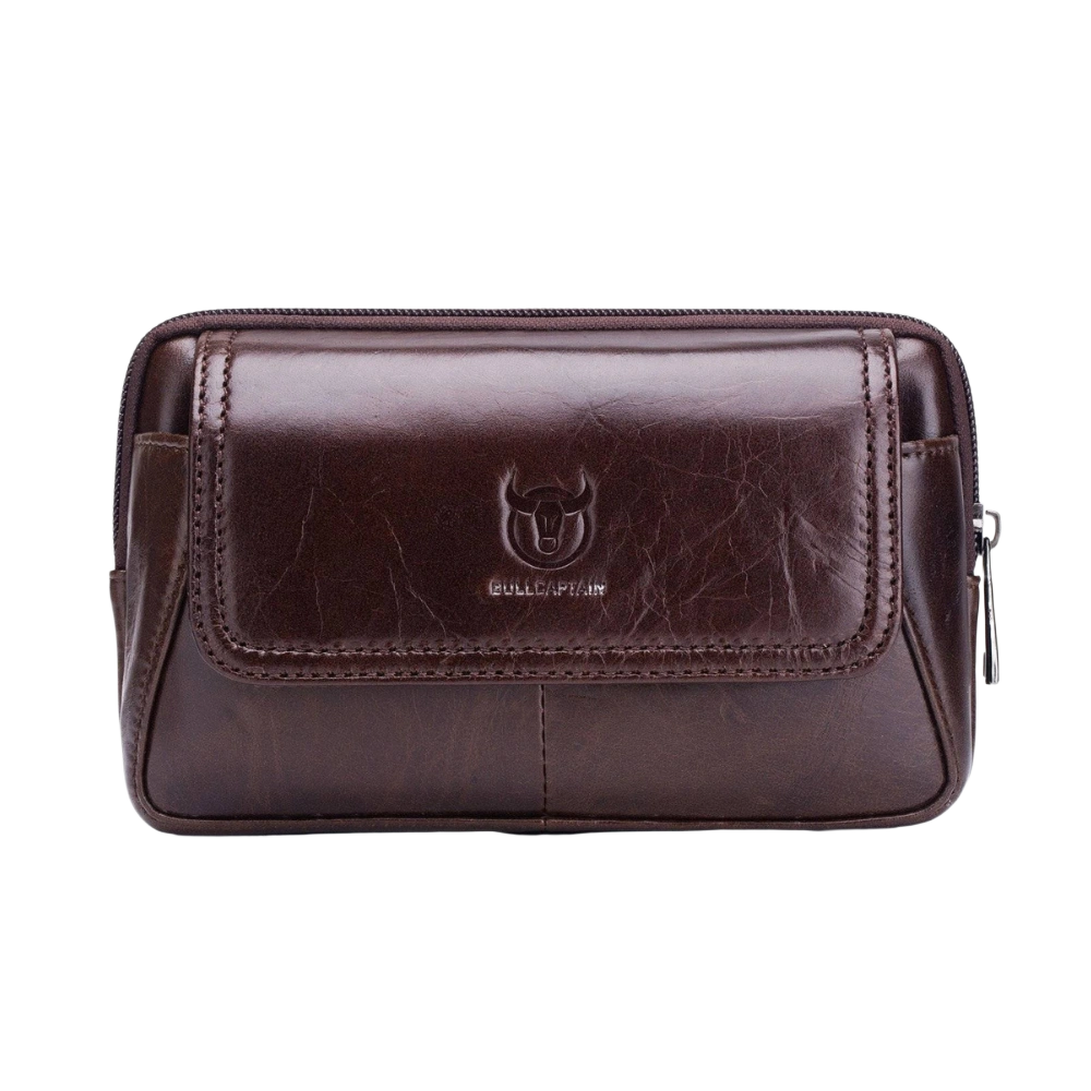 Sacoche Ceinture Homme Cuir
