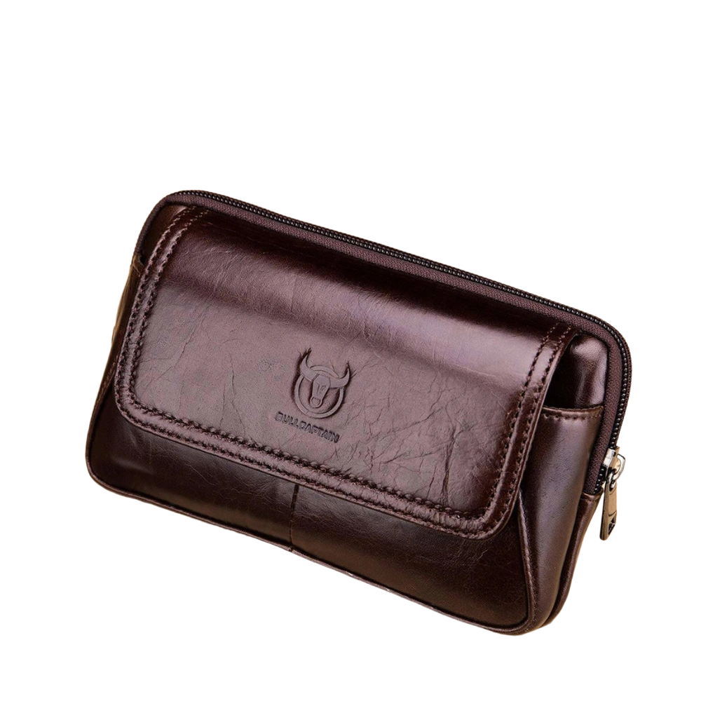 Sacoche Ceinture Homme Cuir