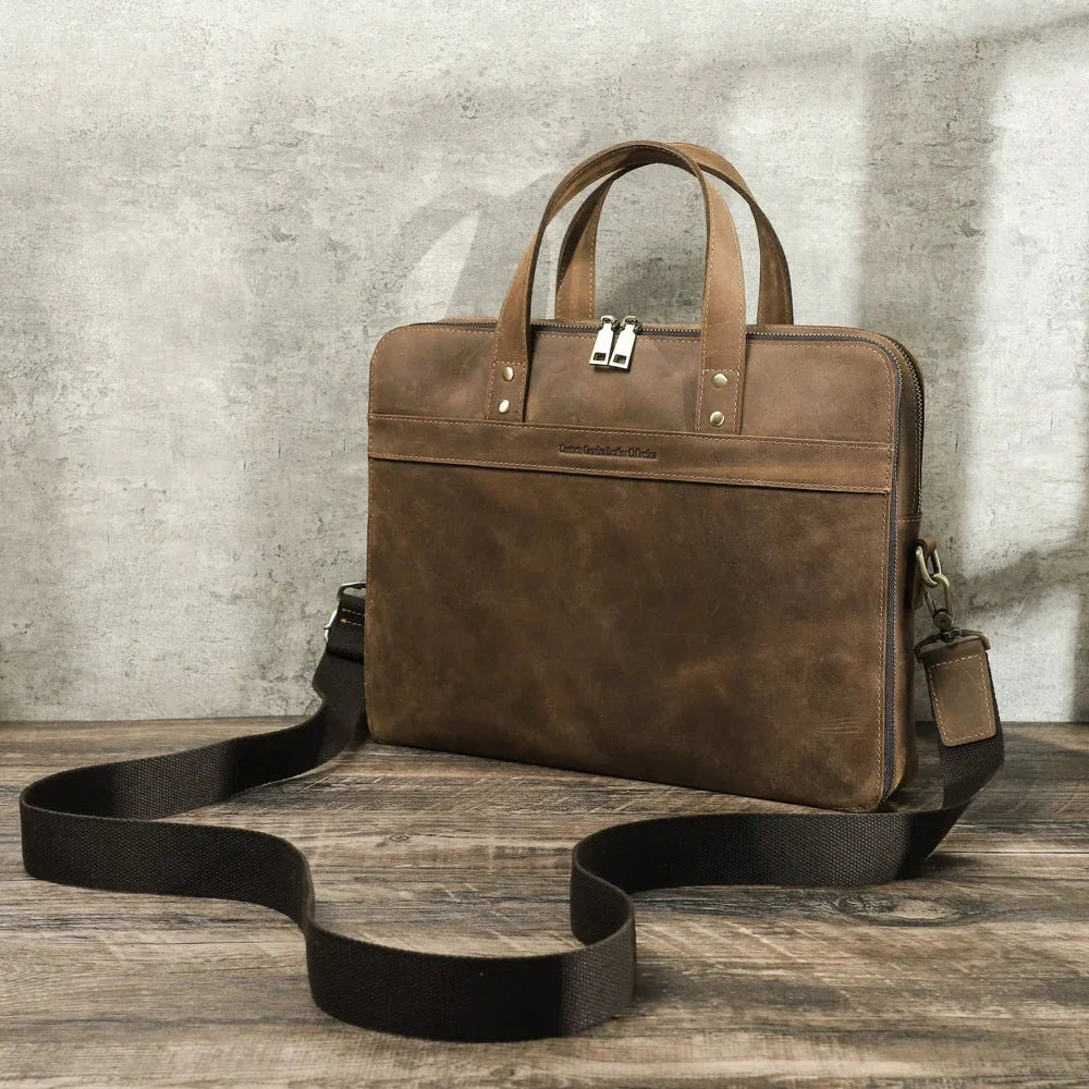 Sacoche Cuir Homme PC