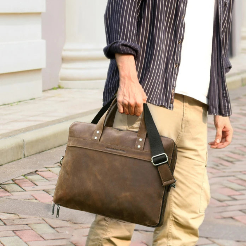Sacoche Cuir Homme PC
