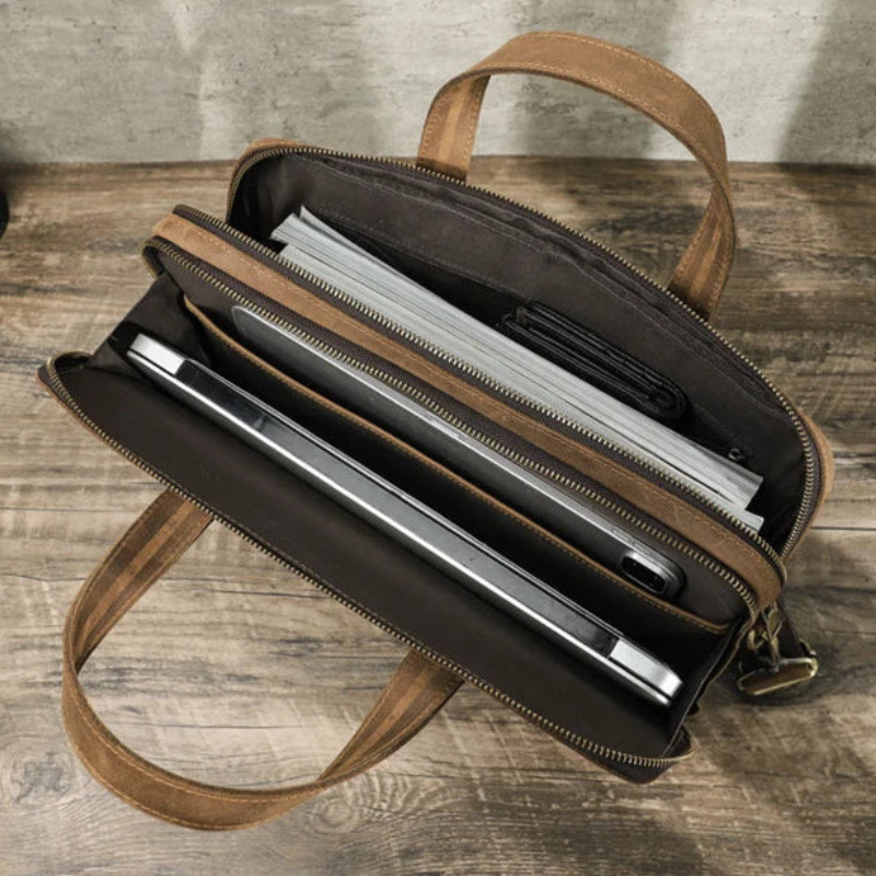 Sacoche Cuir Homme PC