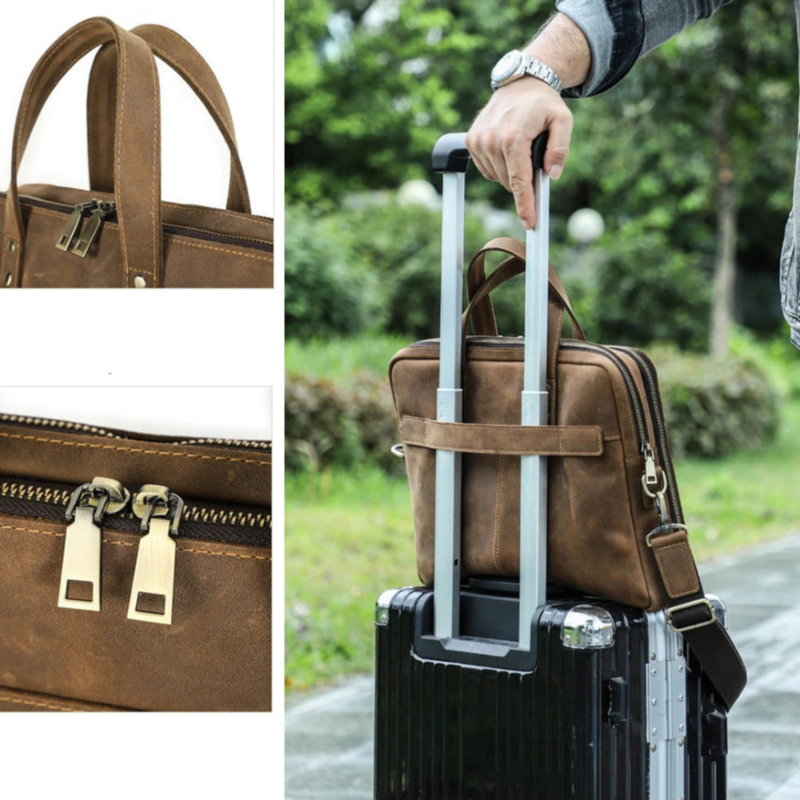 Sacoche Cuir Homme PC