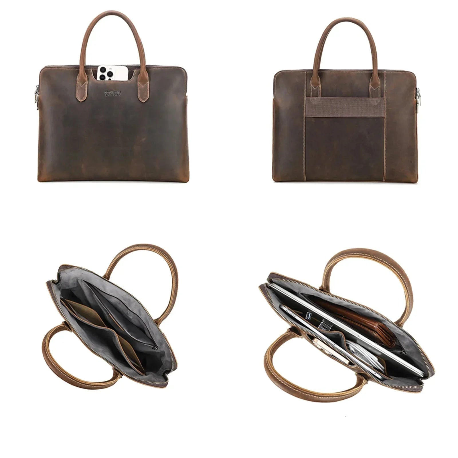 Sacoche Cuir Homme pour PC