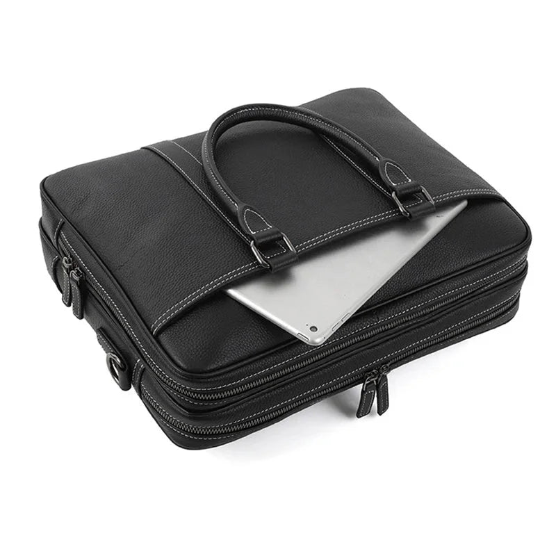 Sacoche Cuir PC Homme