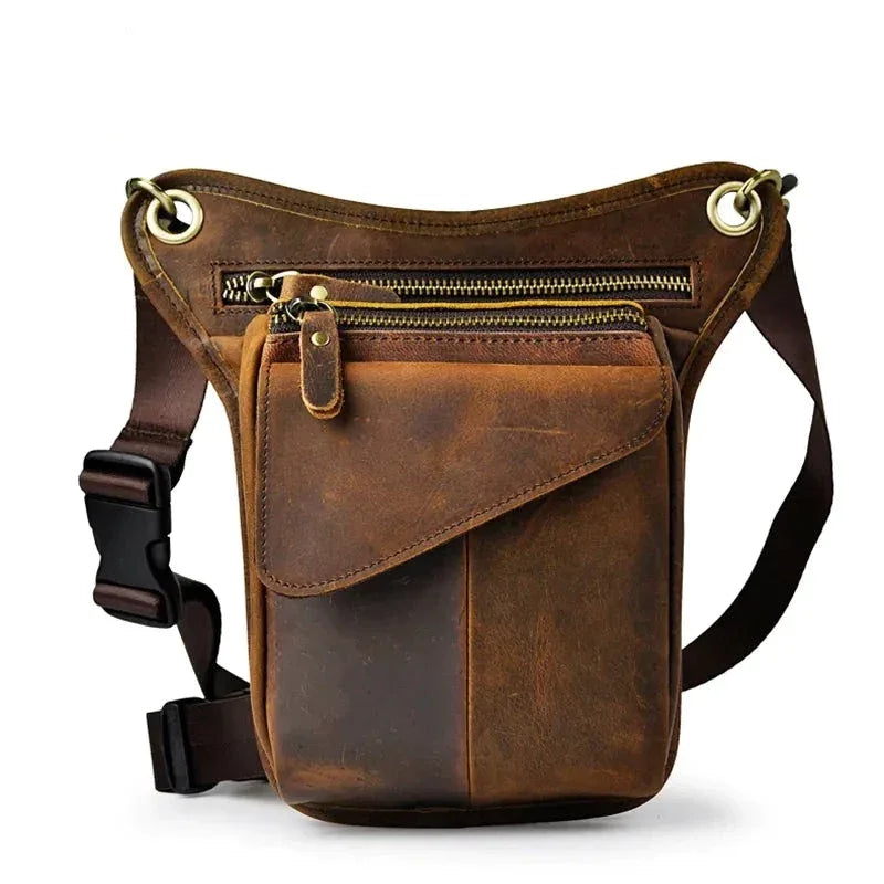 Sacoche de Jambe Cuir Homme