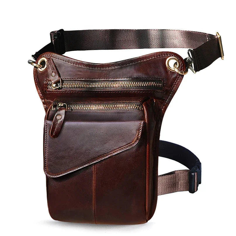 Sacoche de Jambe Cuir Homme