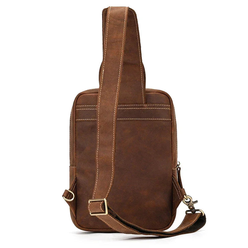 Sacoche de Poitrine Cuir