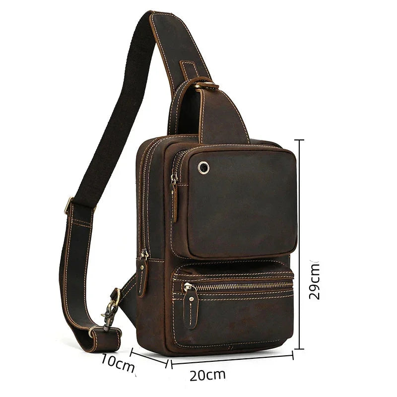 Sacoche de Poitrine Cuir