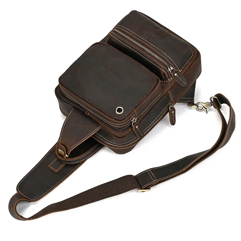Sacoche de Poitrine Cuir