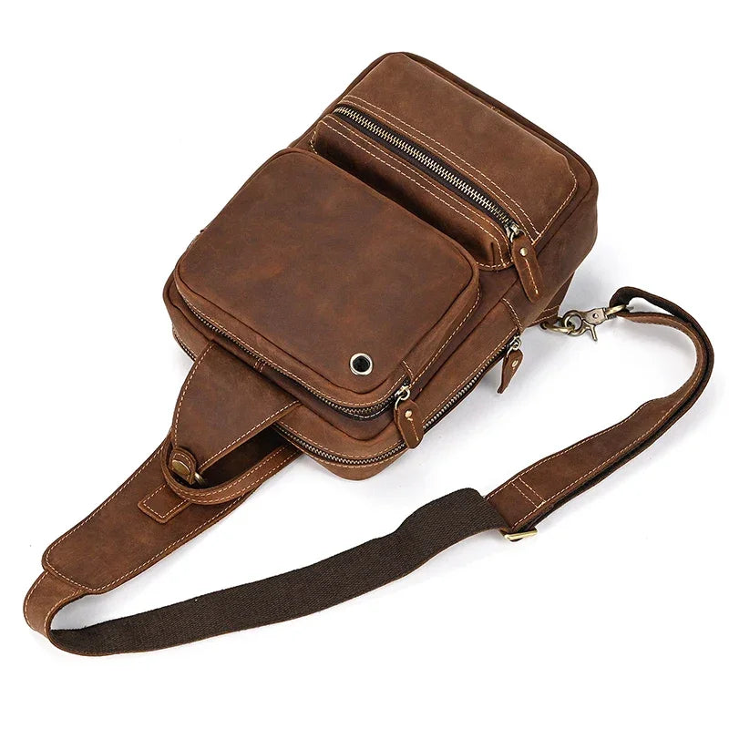 Sacoche de Poitrine Cuir