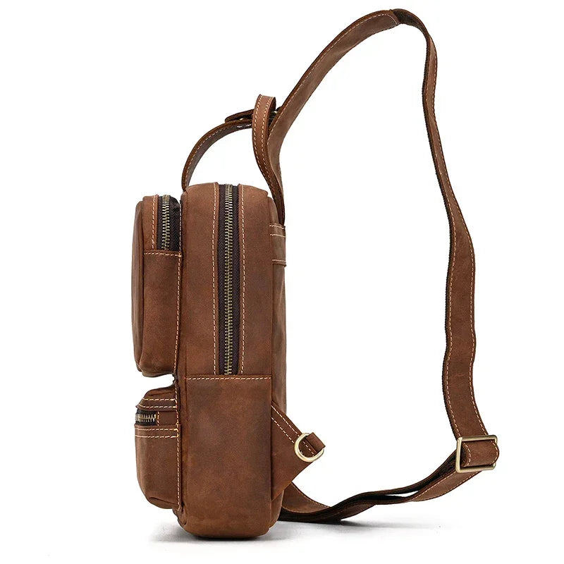 Sacoche de Poitrine Cuir