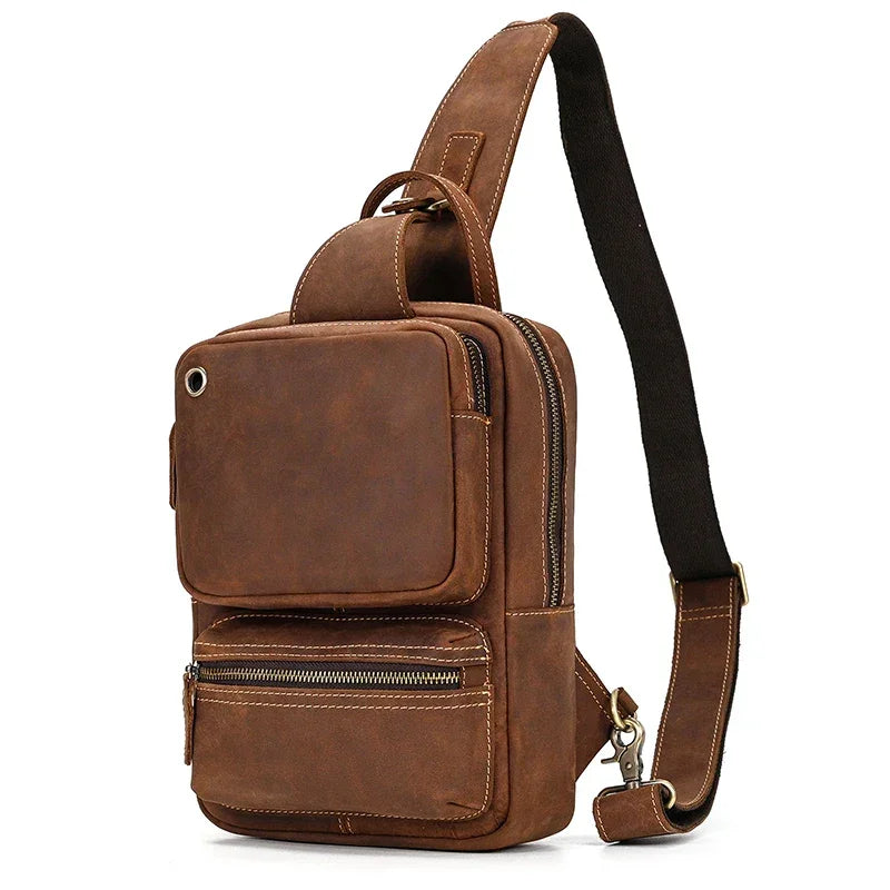 Sacoche de Poitrine Cuir