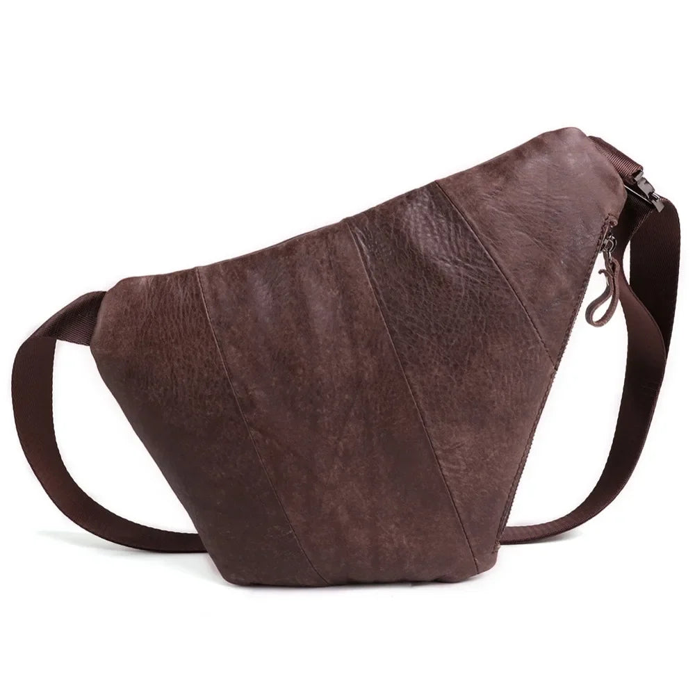 Sacoche de Poitrine Homme Cuir