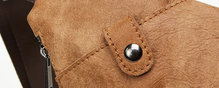 Sacoche de Poitrine Homme Cuir