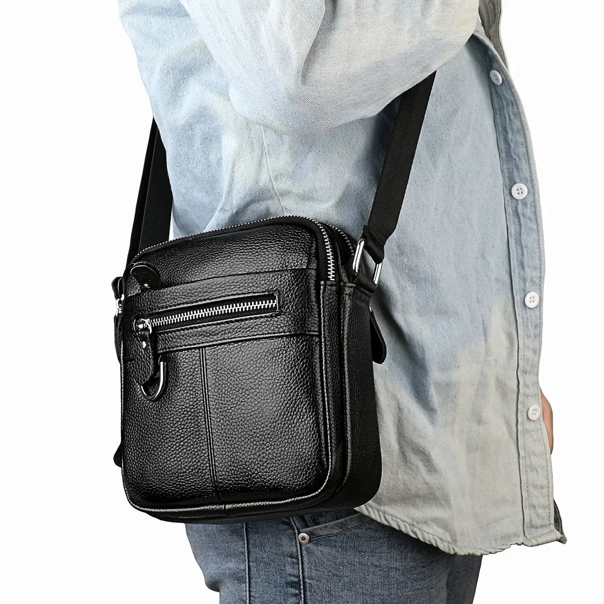 Sacoche Cuir Bandoulière Homme