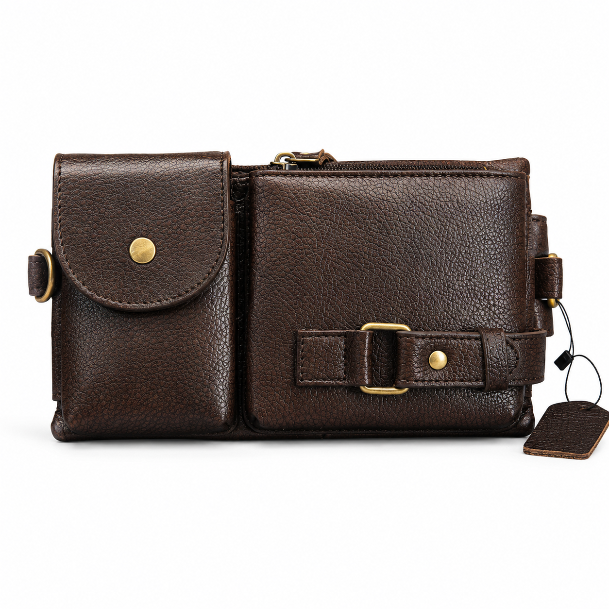 Sacoche Banane Cuir Homme