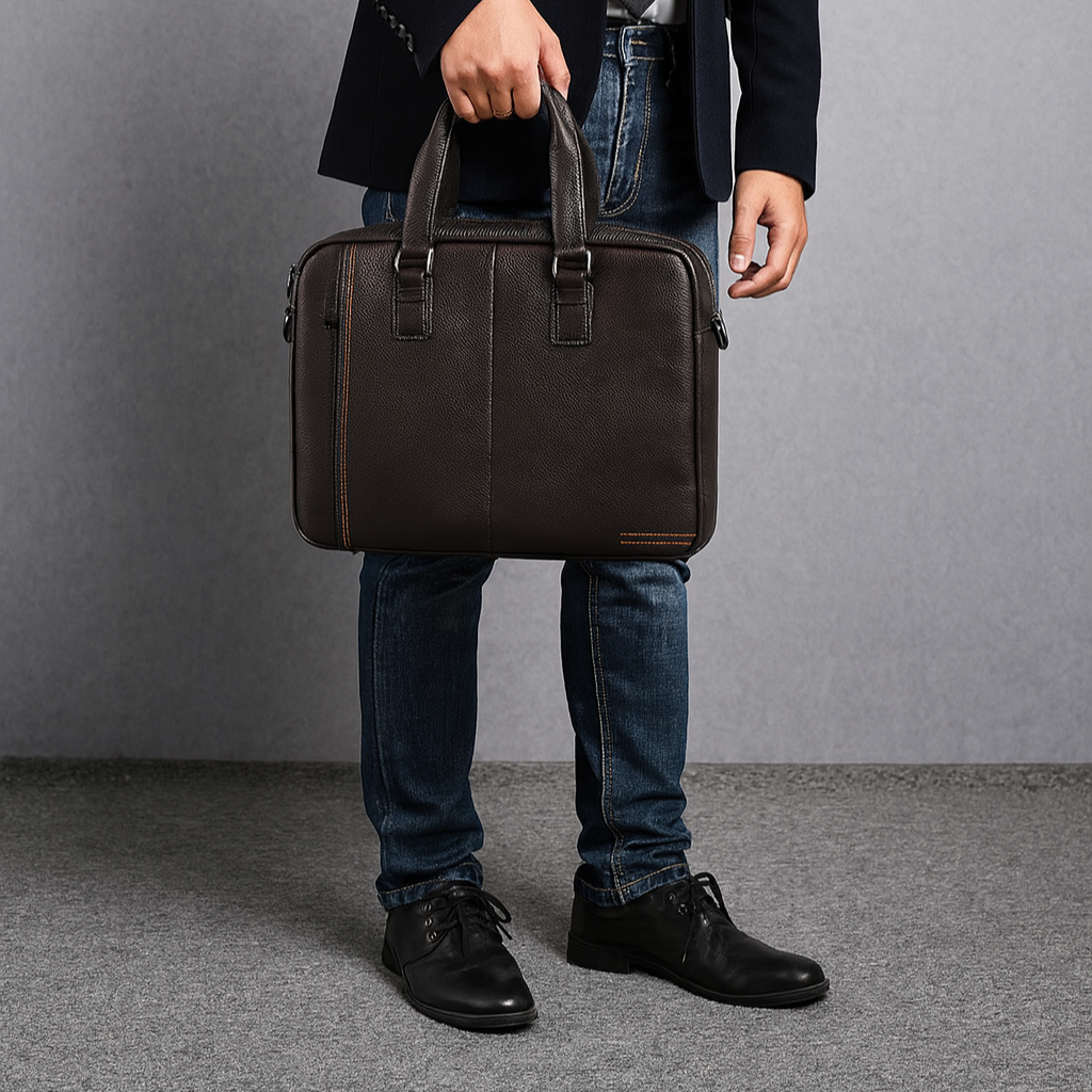 Sacoche Homme Cuir PC