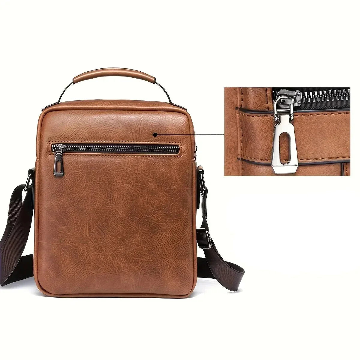 Sacoche Homme Marron
