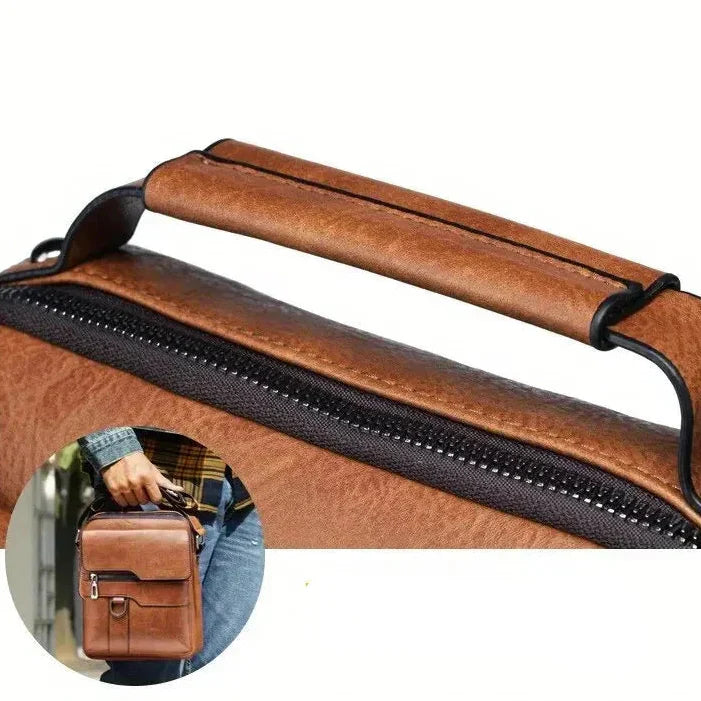 Sacoche Homme Marron