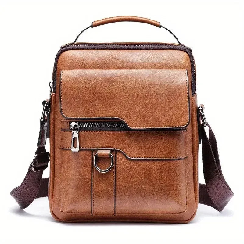 Sacoche Homme Marron