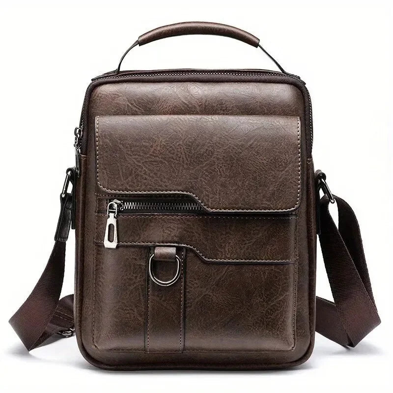 Sacoche Homme Marron