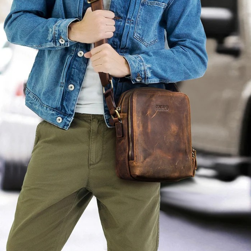 Sacoche Homme Vintage