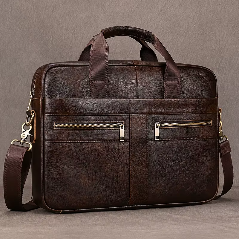 Sacoche Ordi Homme Cuir