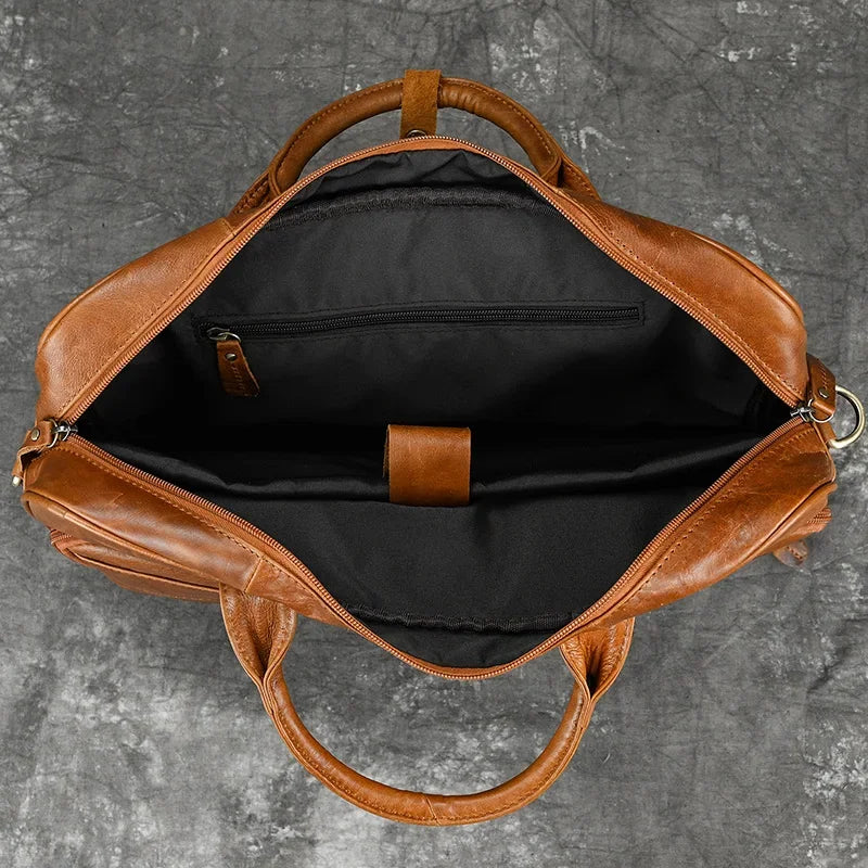 Sacoche PC Cuir Homme