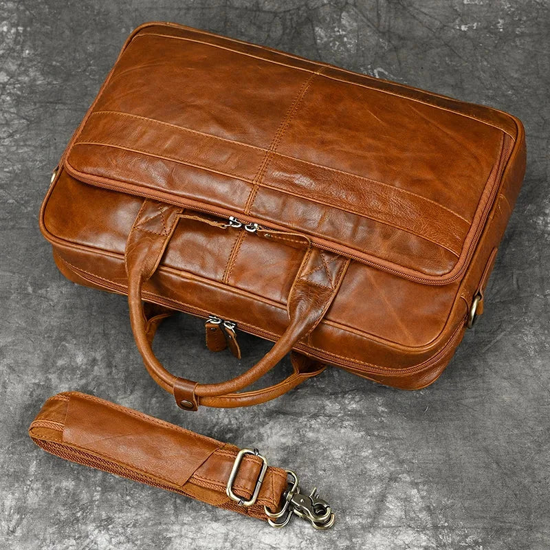 Sacoche PC Cuir Homme