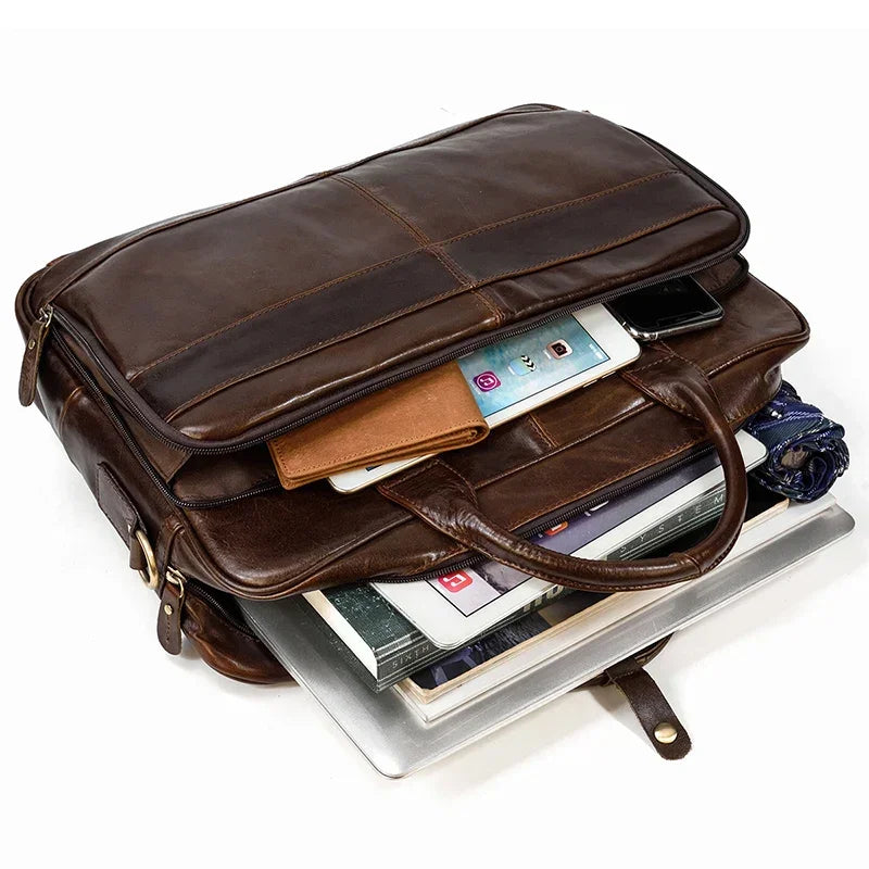 Sacoche PC Cuir Homme