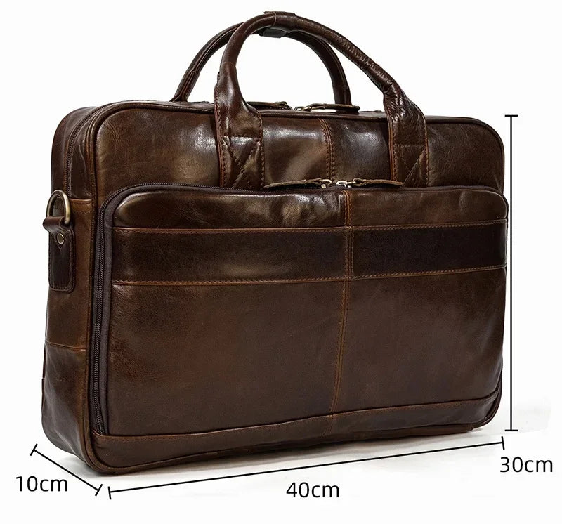 Sacoche PC Cuir Homme