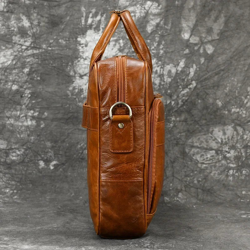 Sacoche PC Cuir Homme
