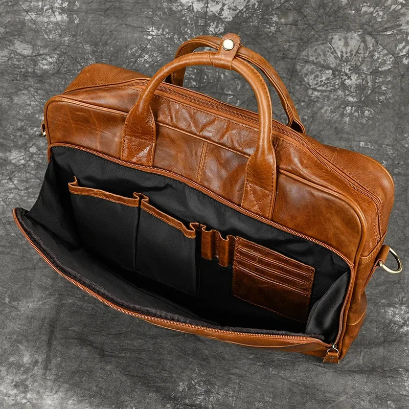 Sacoche PC Cuir Homme