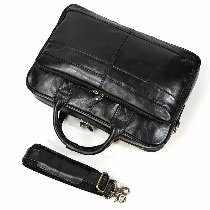Sacoche PC Cuir Homme