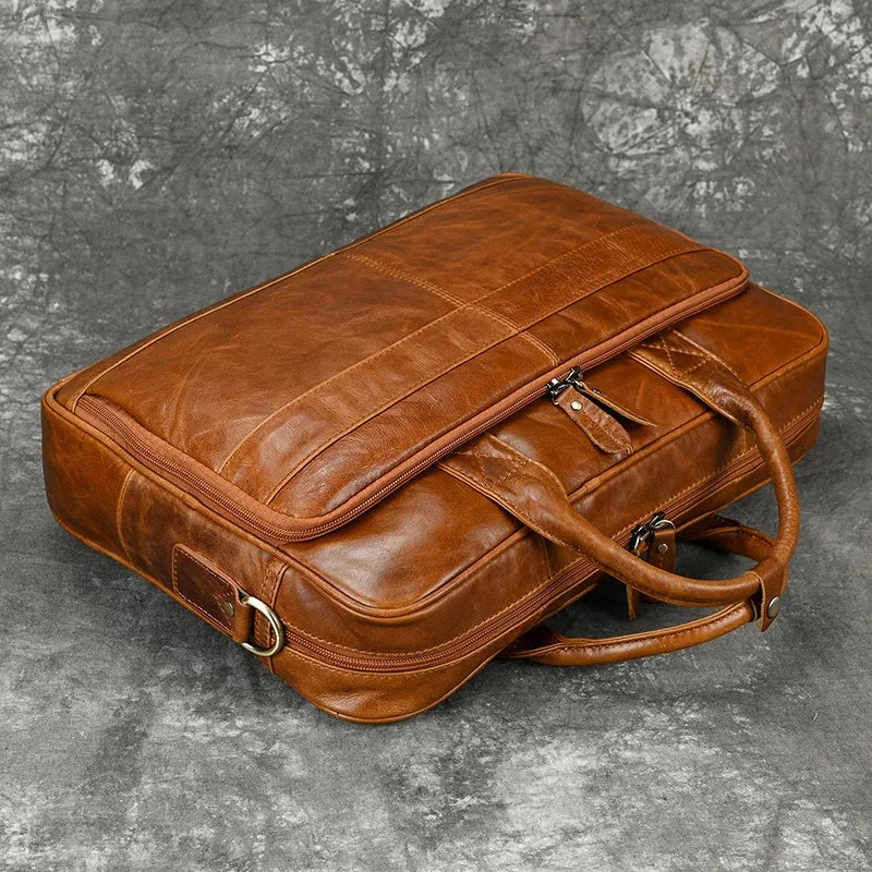 Sacoche PC Cuir Homme