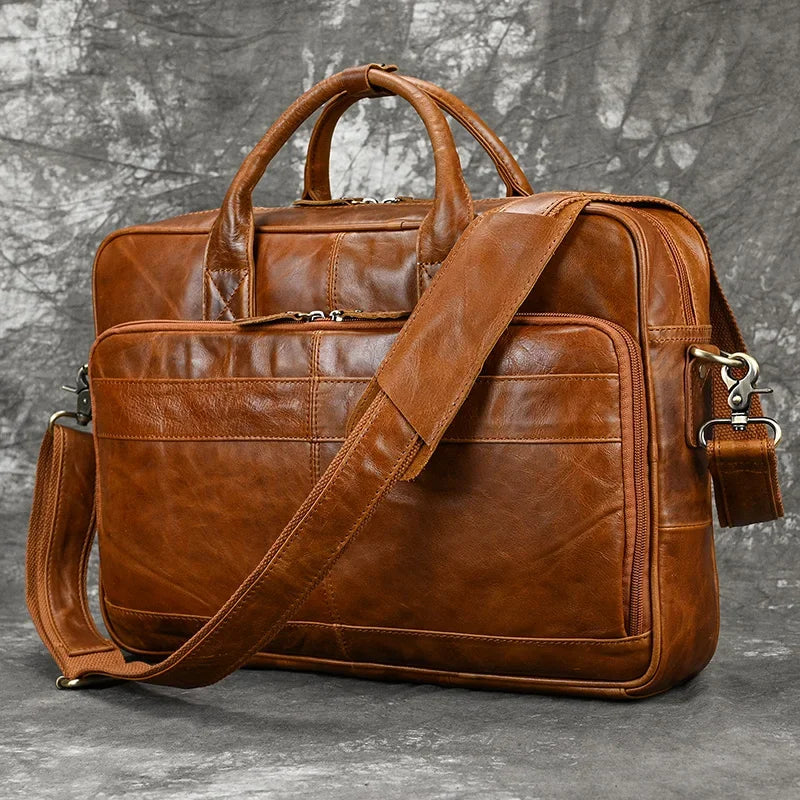 Sacoche PC Cuir Homme