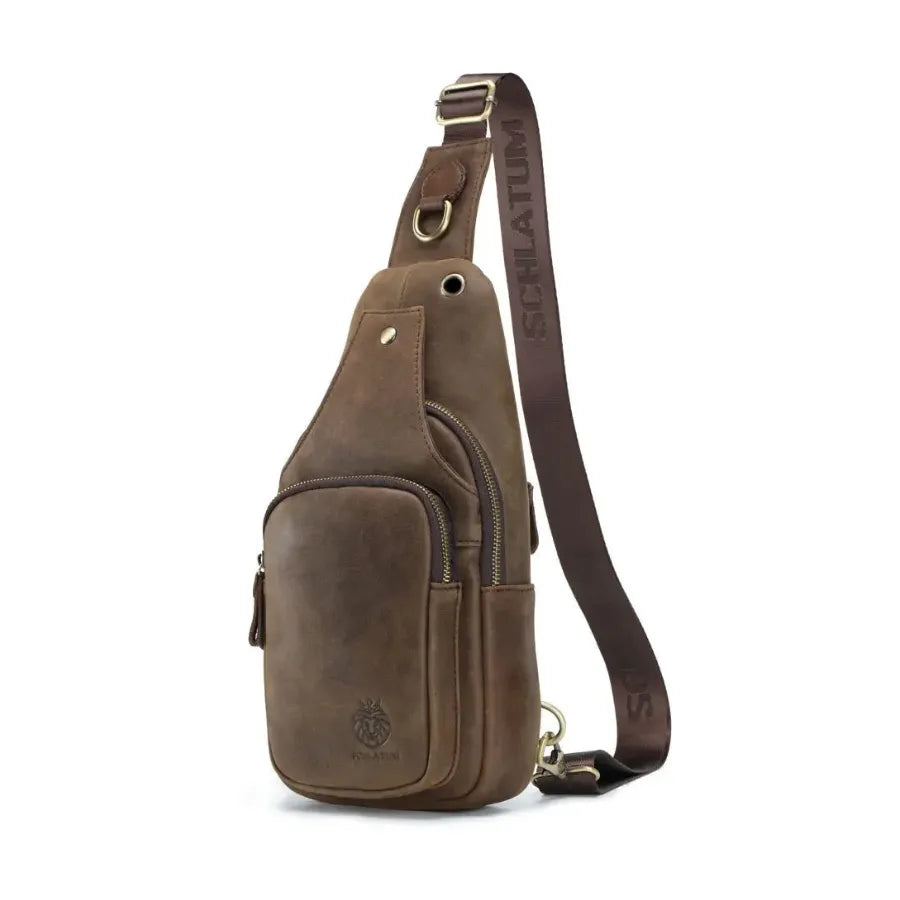 Sacoche Poitrine Cuir Homme