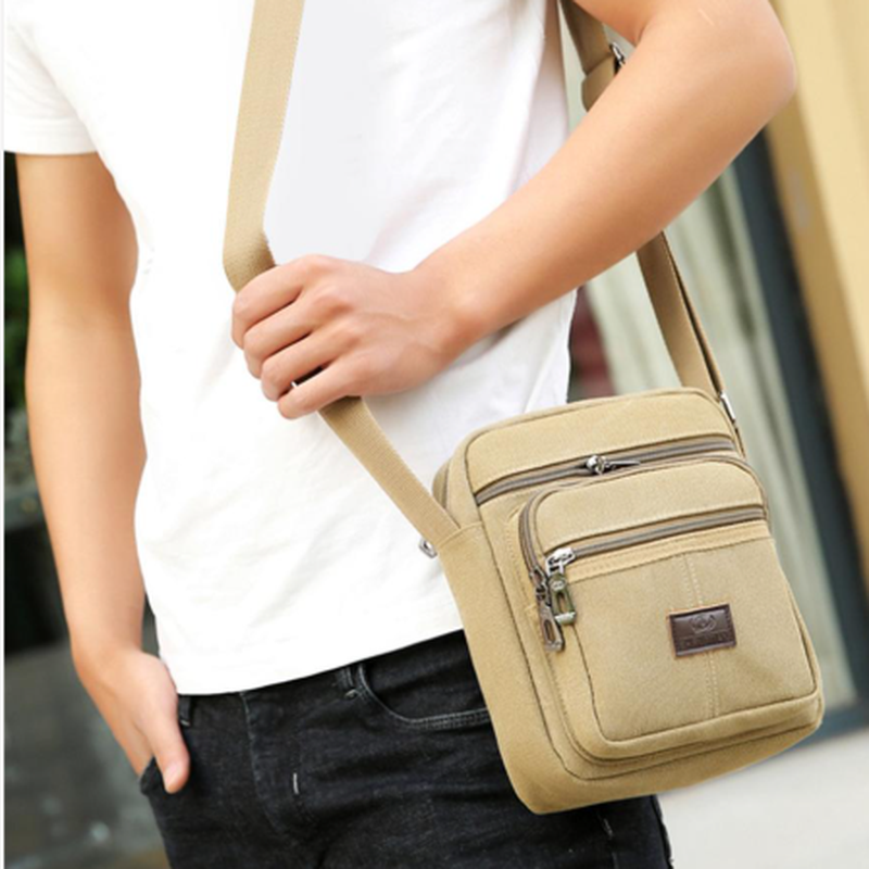 Sacoche Homme en Tissu