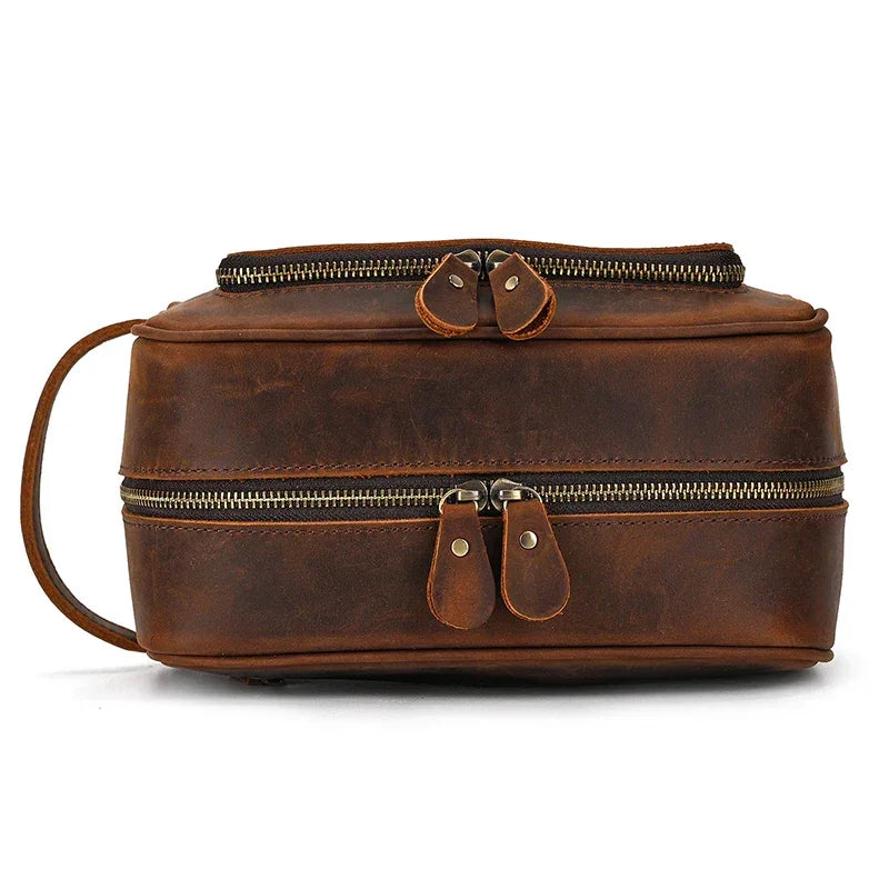 Trousse de Toilette Cuir Homme